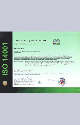 ISO 14001 Awards Recognition