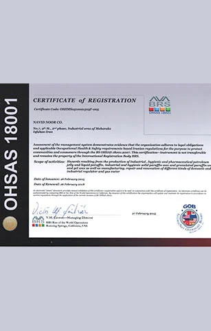 ISO 18001 Awards Recognition